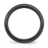 Sophia Jewelers Titanium Wedding Band with Polished Domed Design